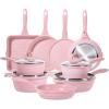 23 pcs Pink Aluminum