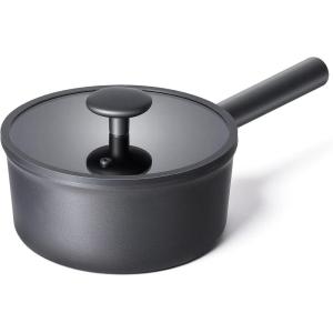 image:imageJEETEE Titanium Sauce Pan with Lid 15 QT Non Stick Cooking Pots Oven amp Dishwasher Safe Ideal for Sauces Soups and Heating Milk PFOAPFAS Free GrayGray